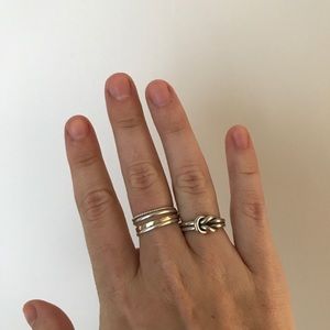 James Avery sterling silver knot ring